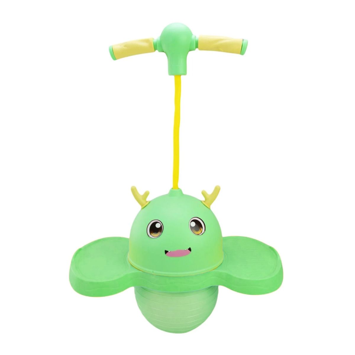 Стрибунець для стрибків 90*38 см, світло у короб 42*19*21 см (ЗЕЛЕНИЙ)  фото 1