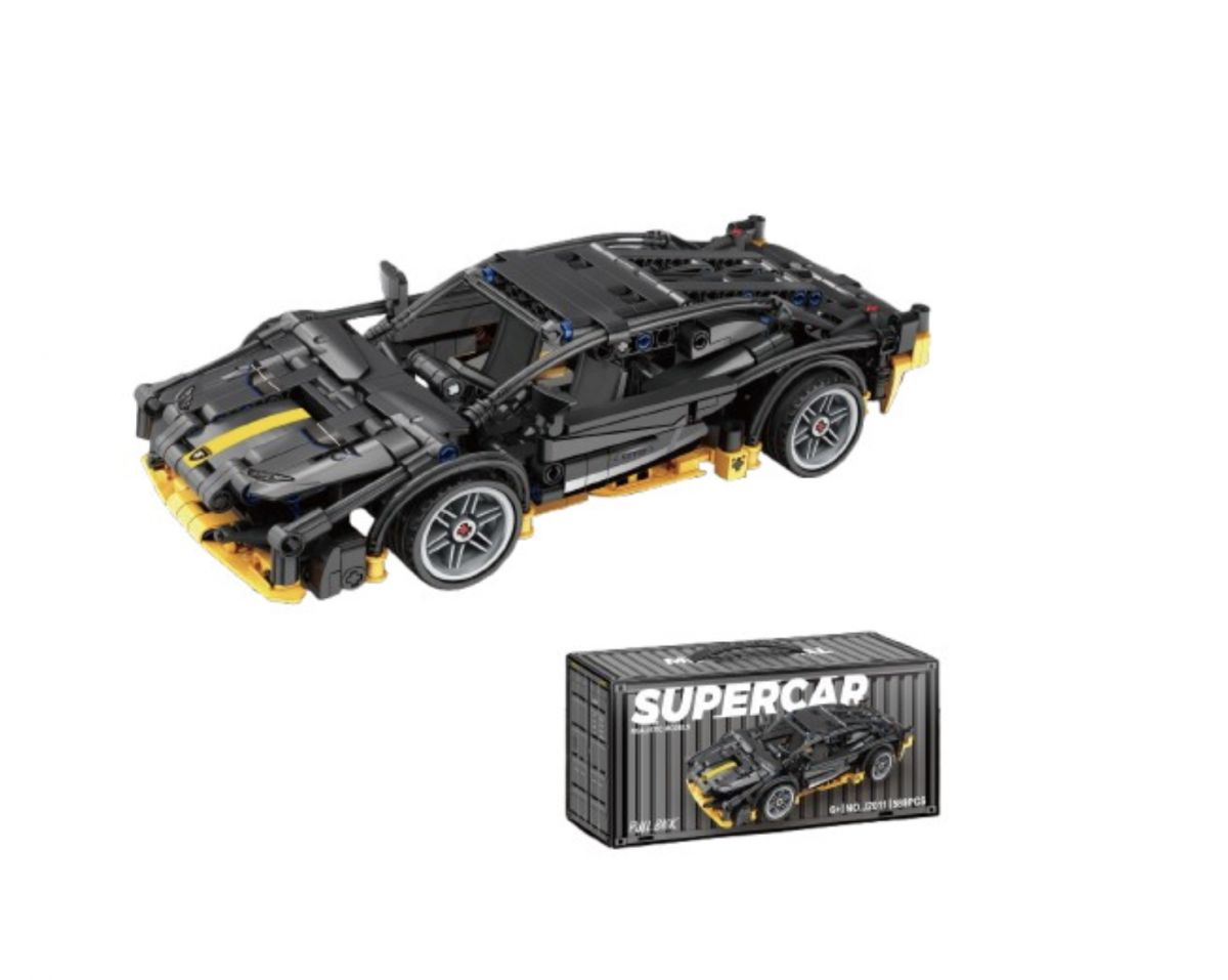 Конструктор "Суперкар" чорний (589 деталей)  фото 1