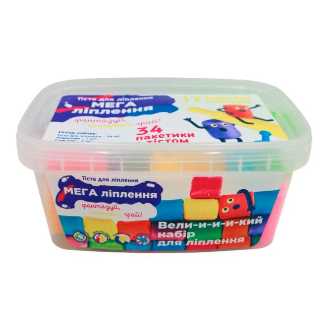 Набір для дитячого ліплення "Мега ліплення"  фото 1