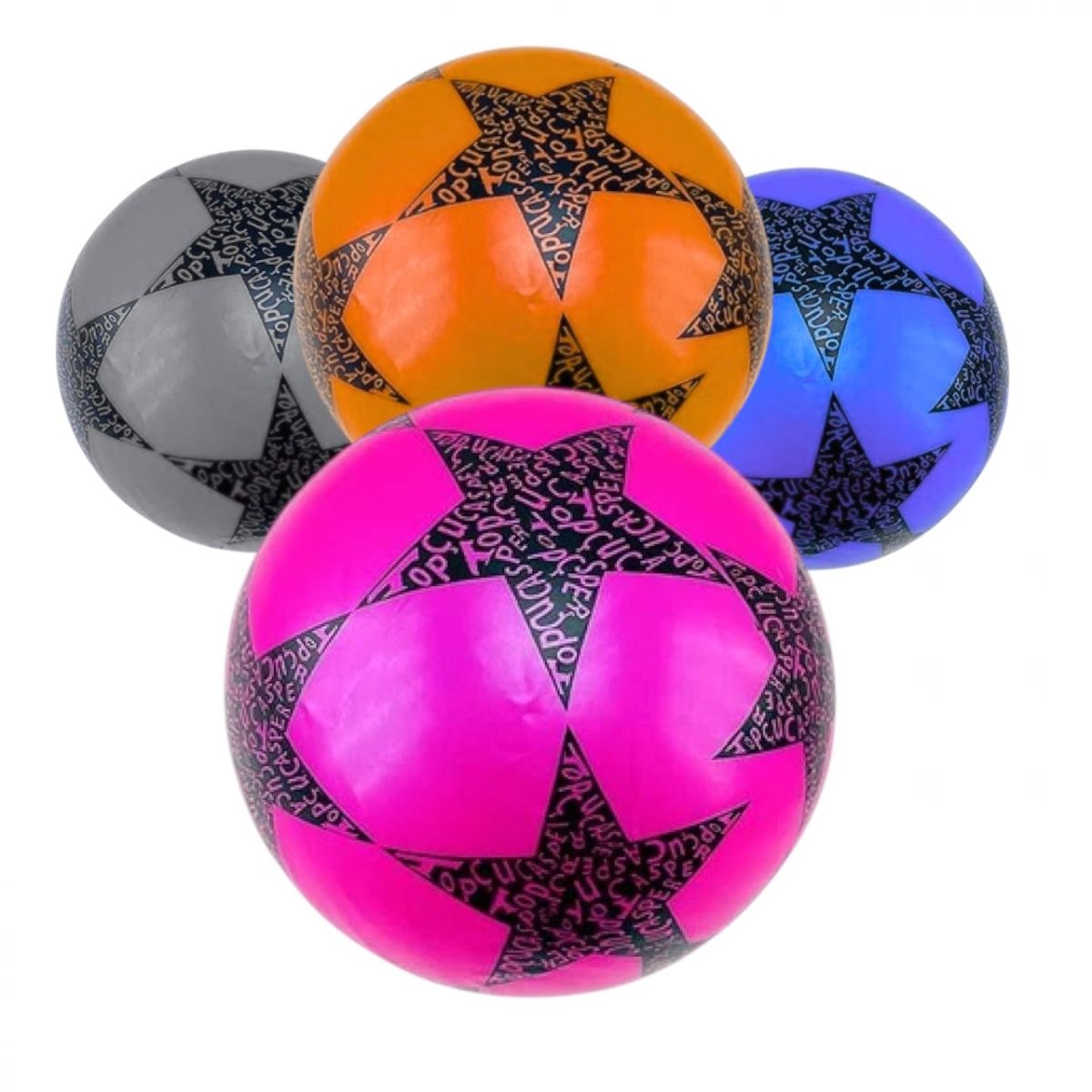 Мʼяч гумовий арт.  RB20302 (500шт) 9", 60 грам, 5 кольорів  фото 1