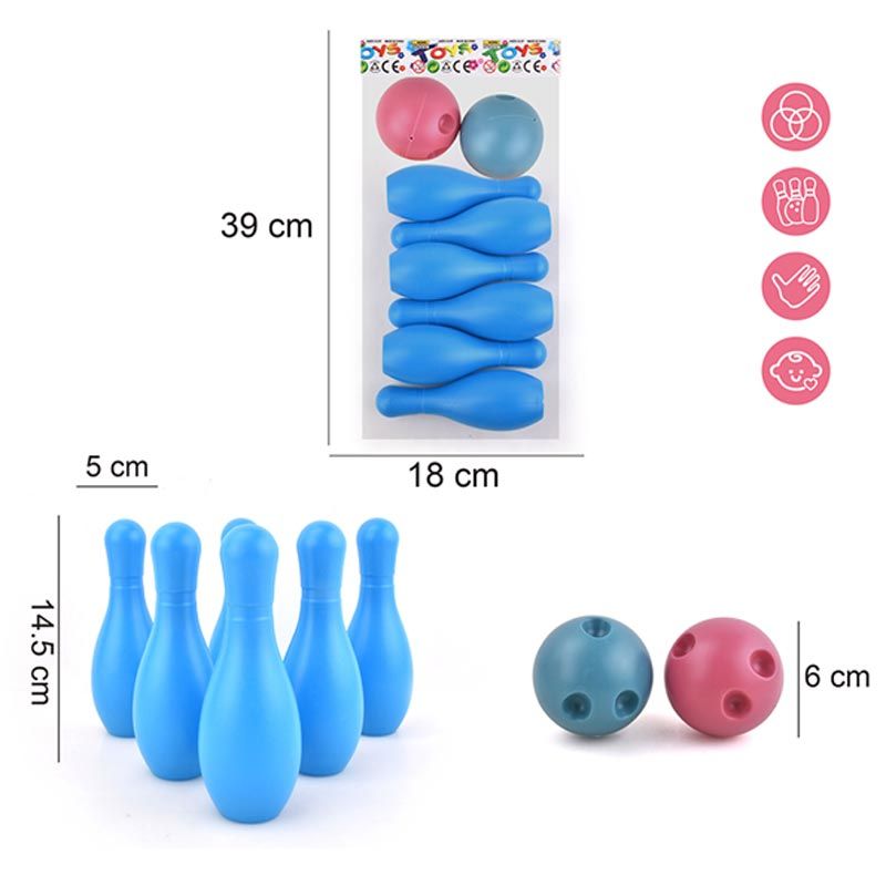 Боулінг (6 кеглів, 2 мʼячики)  фото 1