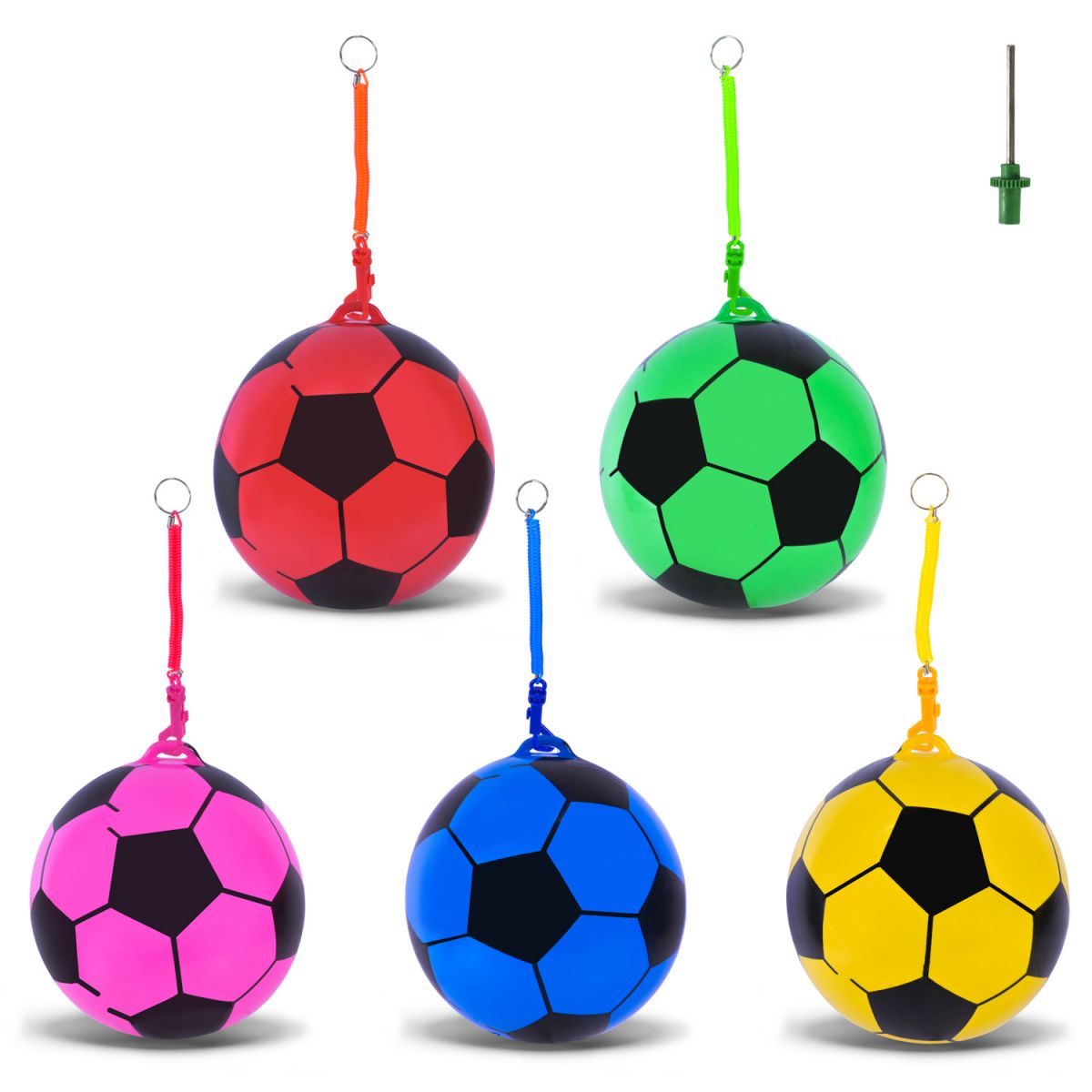 Мʼяч гумовий  9", 70 грам (мікс кольорів)  фото 1