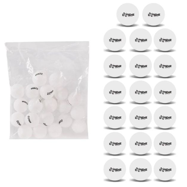 Мʼячі для настільного тенісу, 40 мм, 20 штук у пакеті, ціна за пакет  фото 1