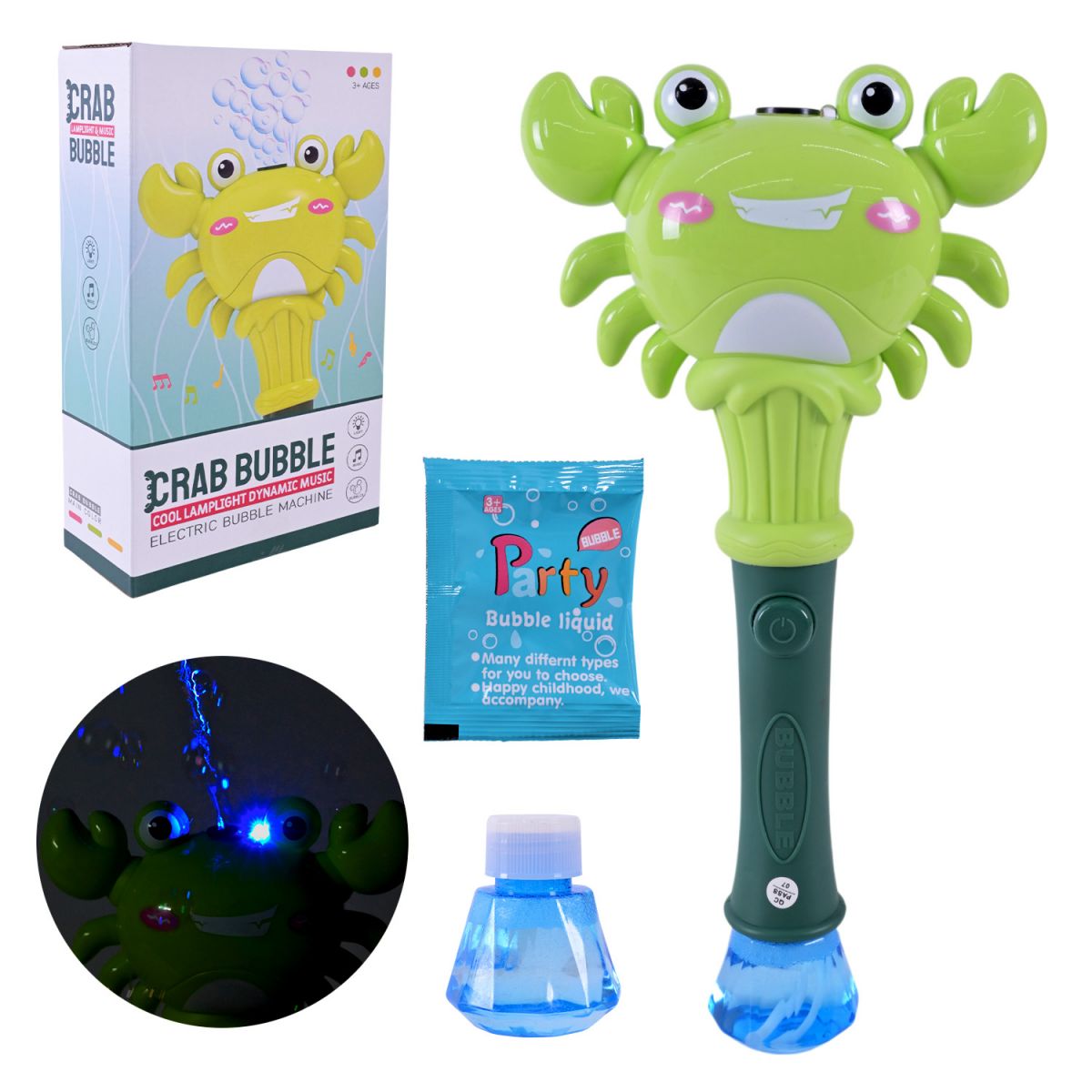 Мильні бульбашки магічна паличка батар.  27,4 см  фото 1