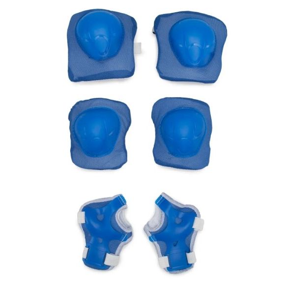 Набiр захисту наколінники, налокітники, в сітці (СИНІЙ)  фото 1
