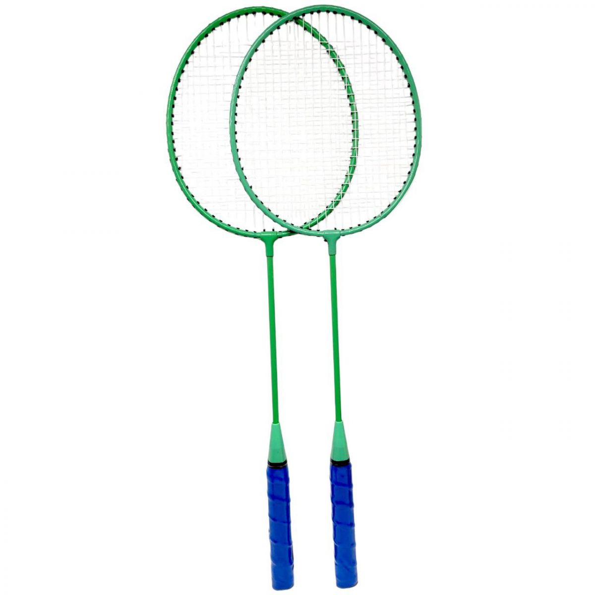 Бадмiнтон 2 ракетки (волосінь) у чохлі 65 см (БЛАКИТНИЙ)  фото 1
