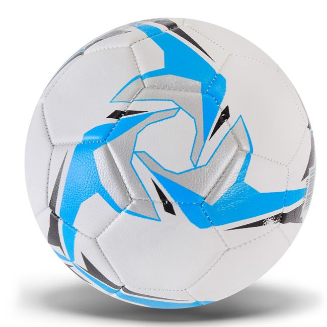 Мяч футбол №5, PVC,330 гр (БЛАКИТНИЙ)  фото 1
