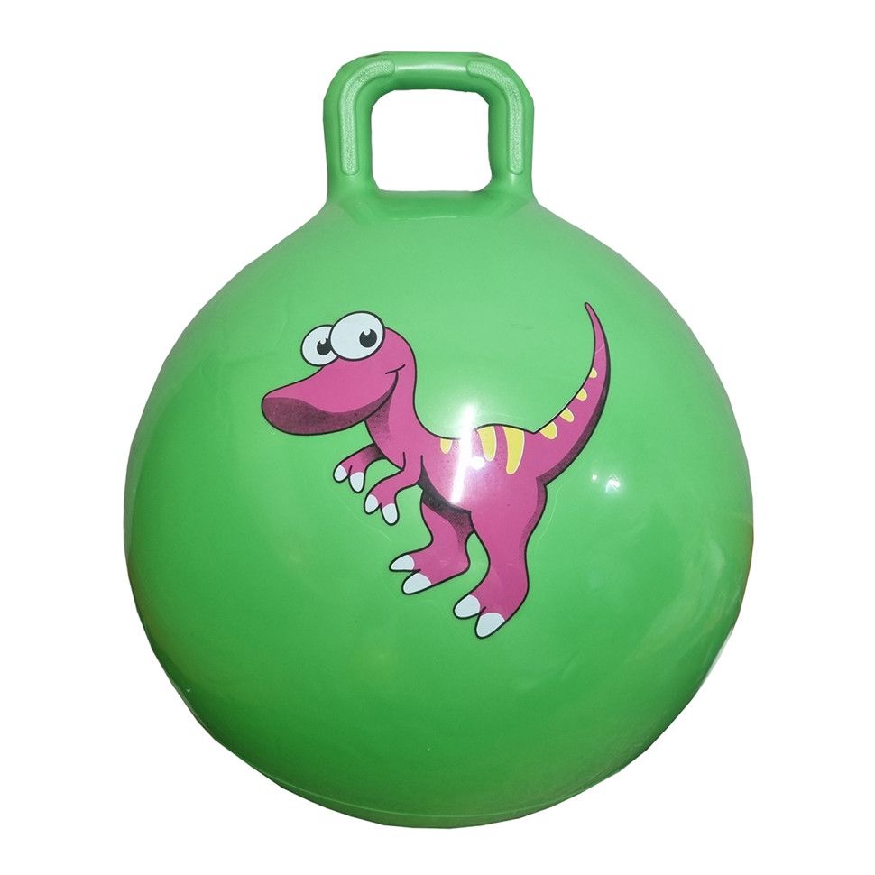 Мяч для фітнесу "Динозавр" 45см, 380 грам (зелений)  фото 1