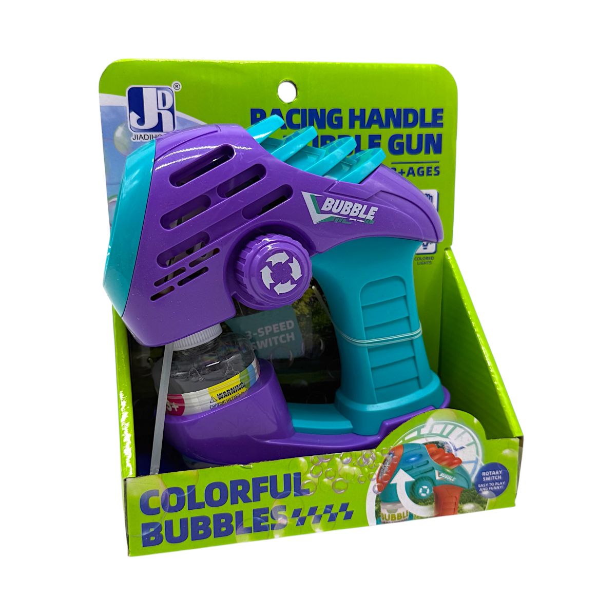 Мильні бульбашки іграшка (ФІОЛЕТОВИЙ)  фото 1