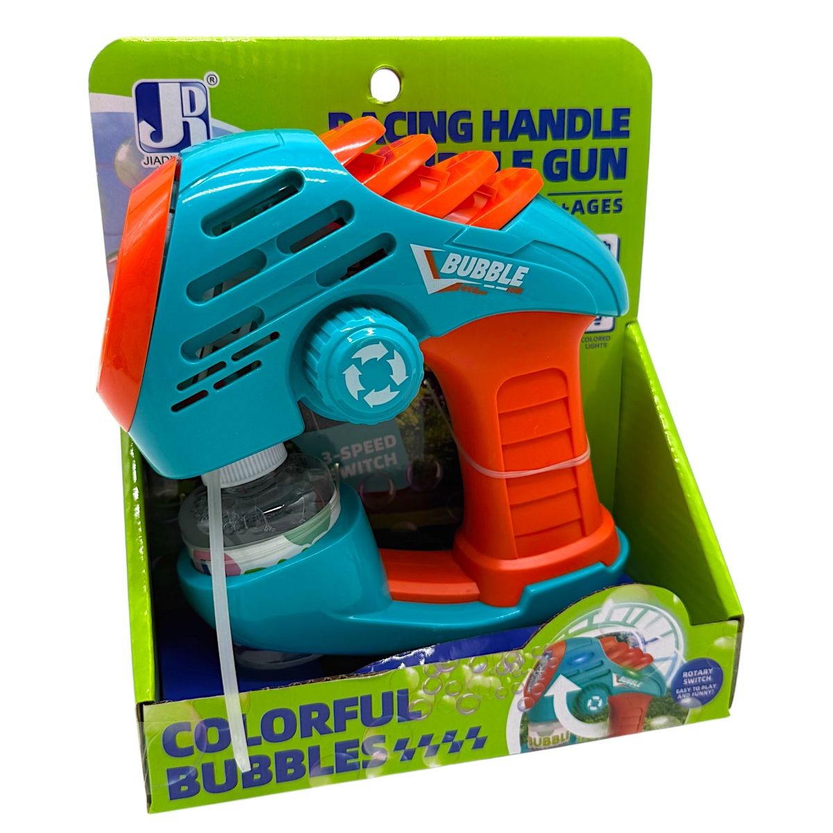 Мильні бульбашки іграшка (колір БІРЮЗА)  фото 1