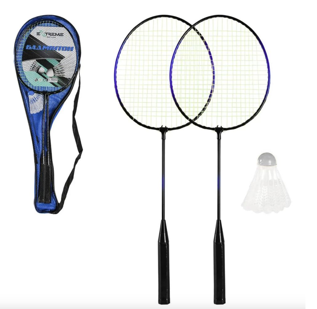 Бадмінтон 2 ракетки + воланчик (ФІОЛЕТОВИЙ)  фото 1
