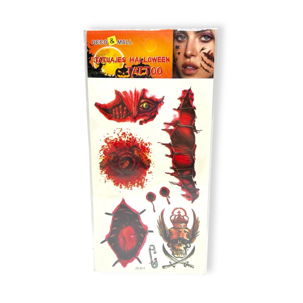 Тату временное (HALLOWEEN)  фото 1