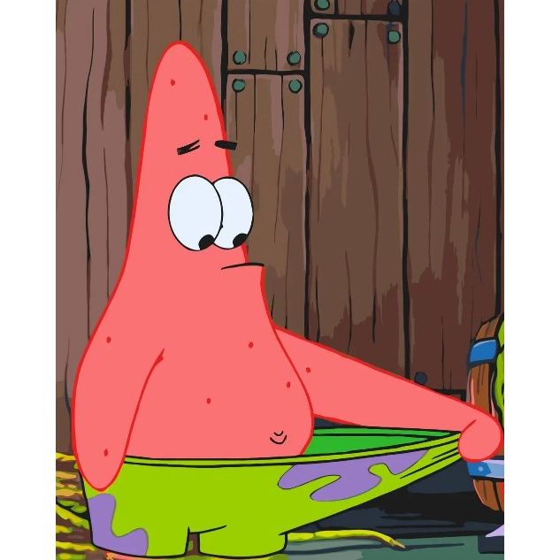 Картина за номерами "Патрік (спанчбоб)" 40*50 см  фото 1