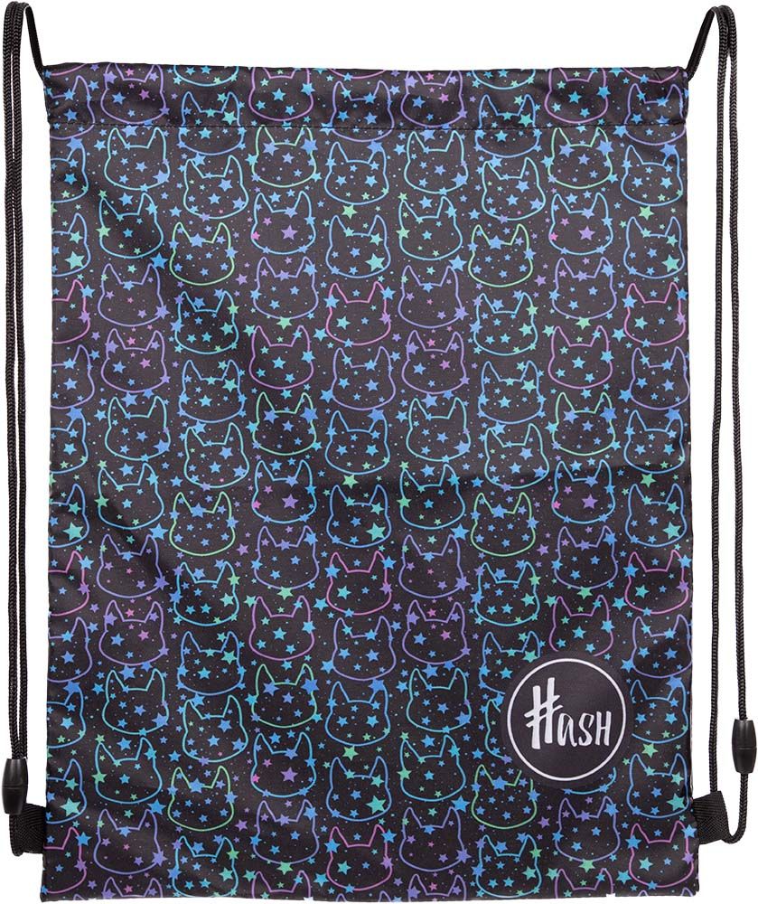 Сумка для взуття Hash Neon kitty з голографічним ефектом  фото 1