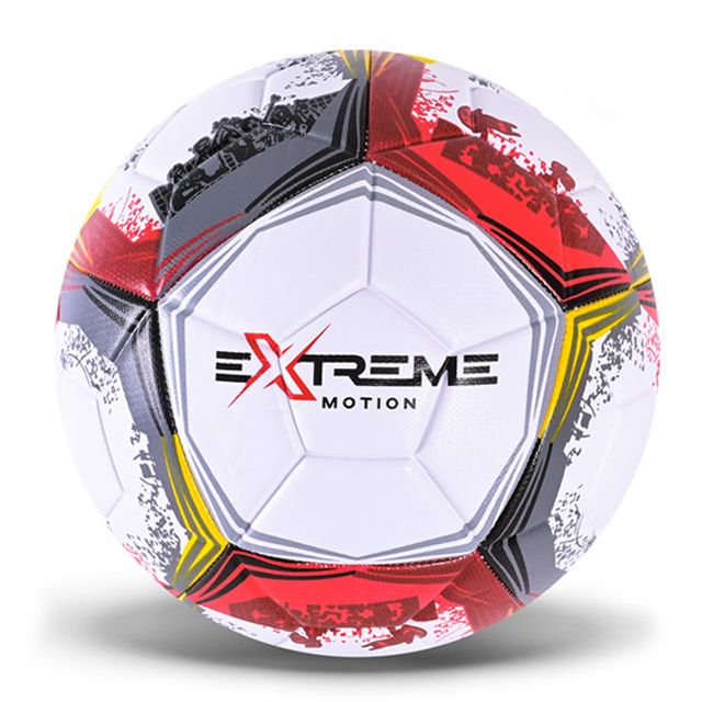 МʼЯЧ ФУТБОЛЬНИЙ, №5, PVC 400 ГР, БІЛО-ЧЕРВОНИЙ  фото 1