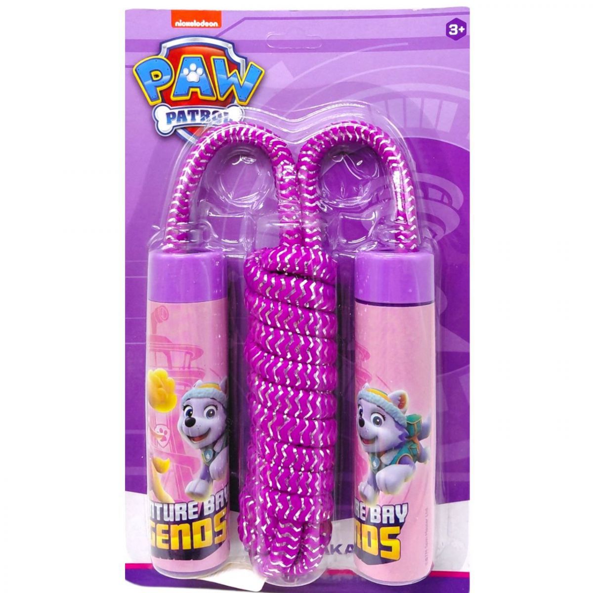 Скакалка дитяча Paw patrol, 2. 2 м МАЛИНОВА  фото 1