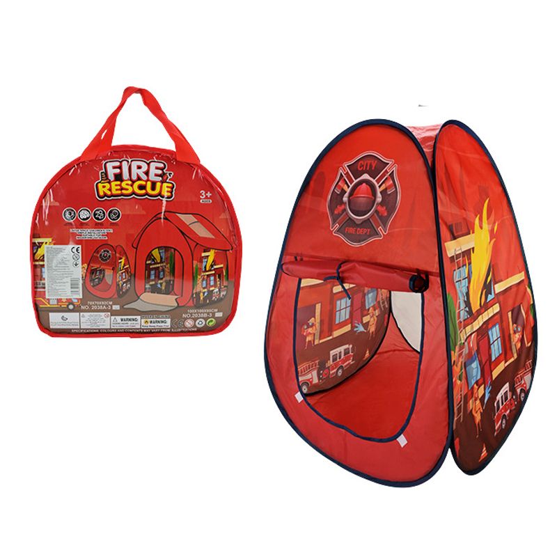 Палатка для малышей "FIRE RESCUE.  КРАСНАЯ"  фото 1