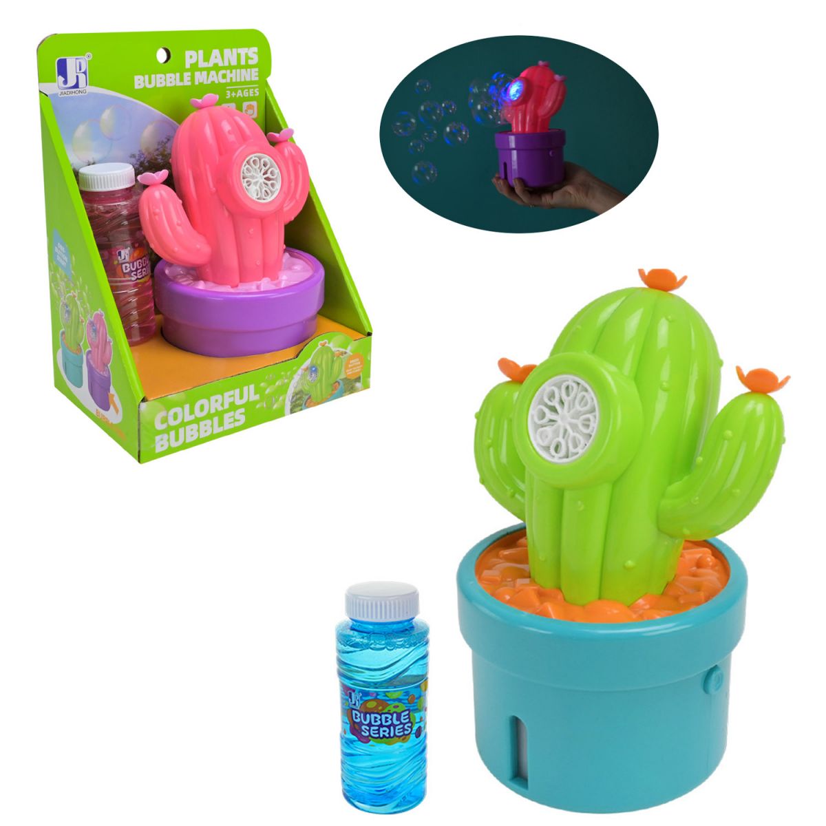 Мильні бульбашки "Кактус" зелений  фото 1