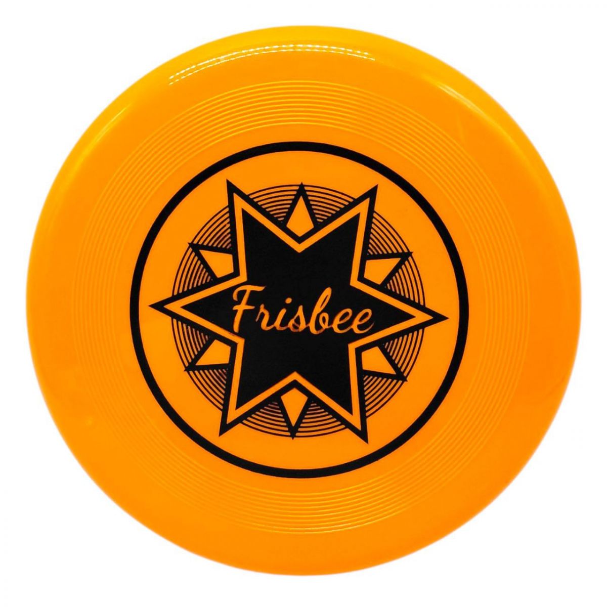 Тарілка літаюча Фризбі 20 см (ПОМАРАНЧЕВИЙ)  фото 1