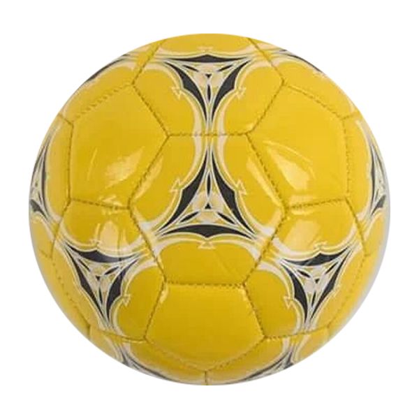 Мʼяч футбольний, №2, 100 грам, матеріал PVC, ЖОВТИЙ  фото 1