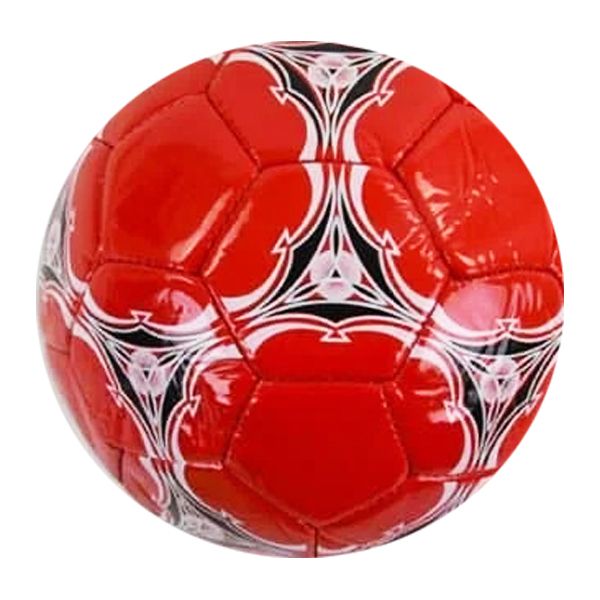 Мʼяч футбольний, №2, 100 грам, матеріал PVC, ЧЕРВОНИЙ  фото 1