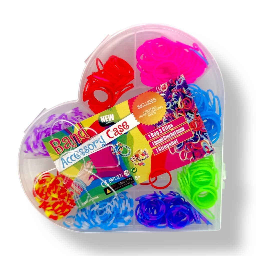 Резинки для плетіння (СЕРЦЕ)  фото 1