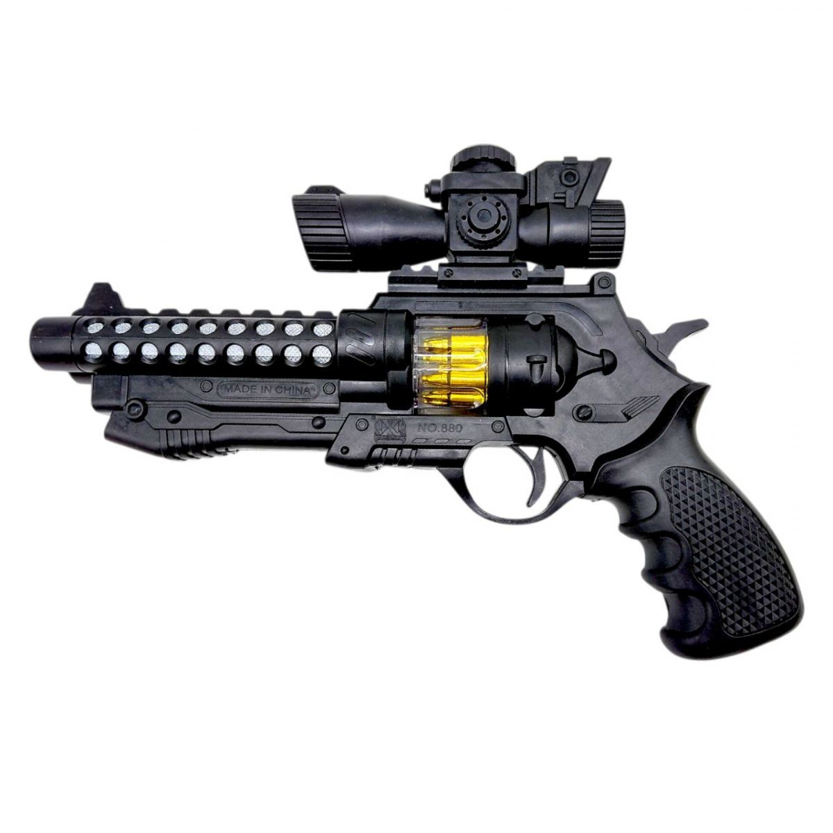 Пістолет пластиковий, що світиться (24 см)  фото 1