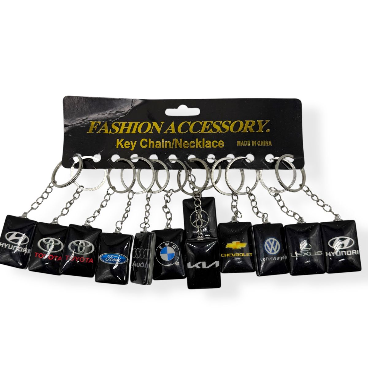 Брелок марки авто (12 шт)  фото 1