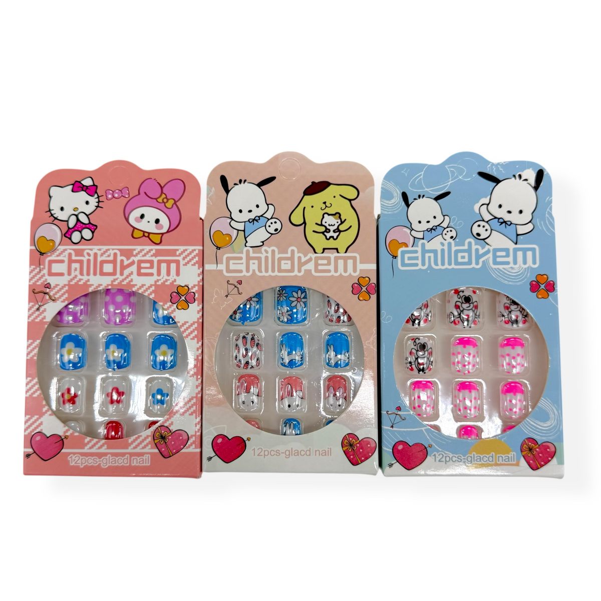 Дитячі накладні нігті (МІКС ВИДІВ)  фото 1