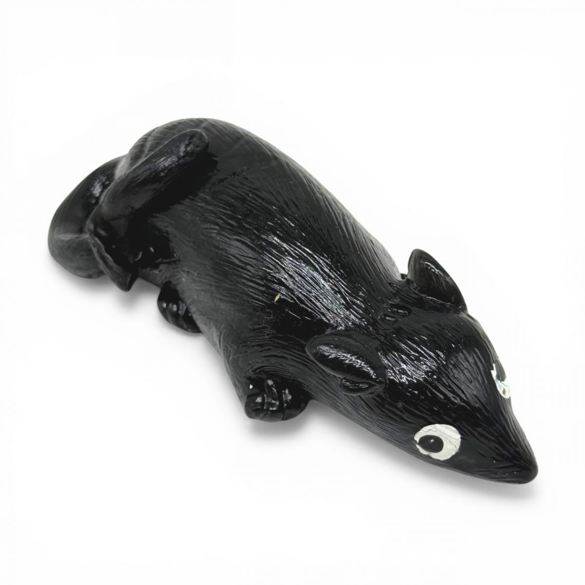 Іграшка "Лизун" миша чорна  фото 1