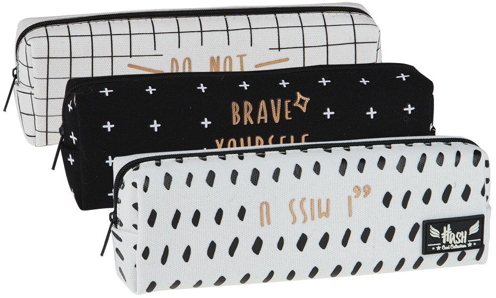 Пенал з одним відділенням Hash 3 (21,5 x 6,5 x 5 см)  фото 1