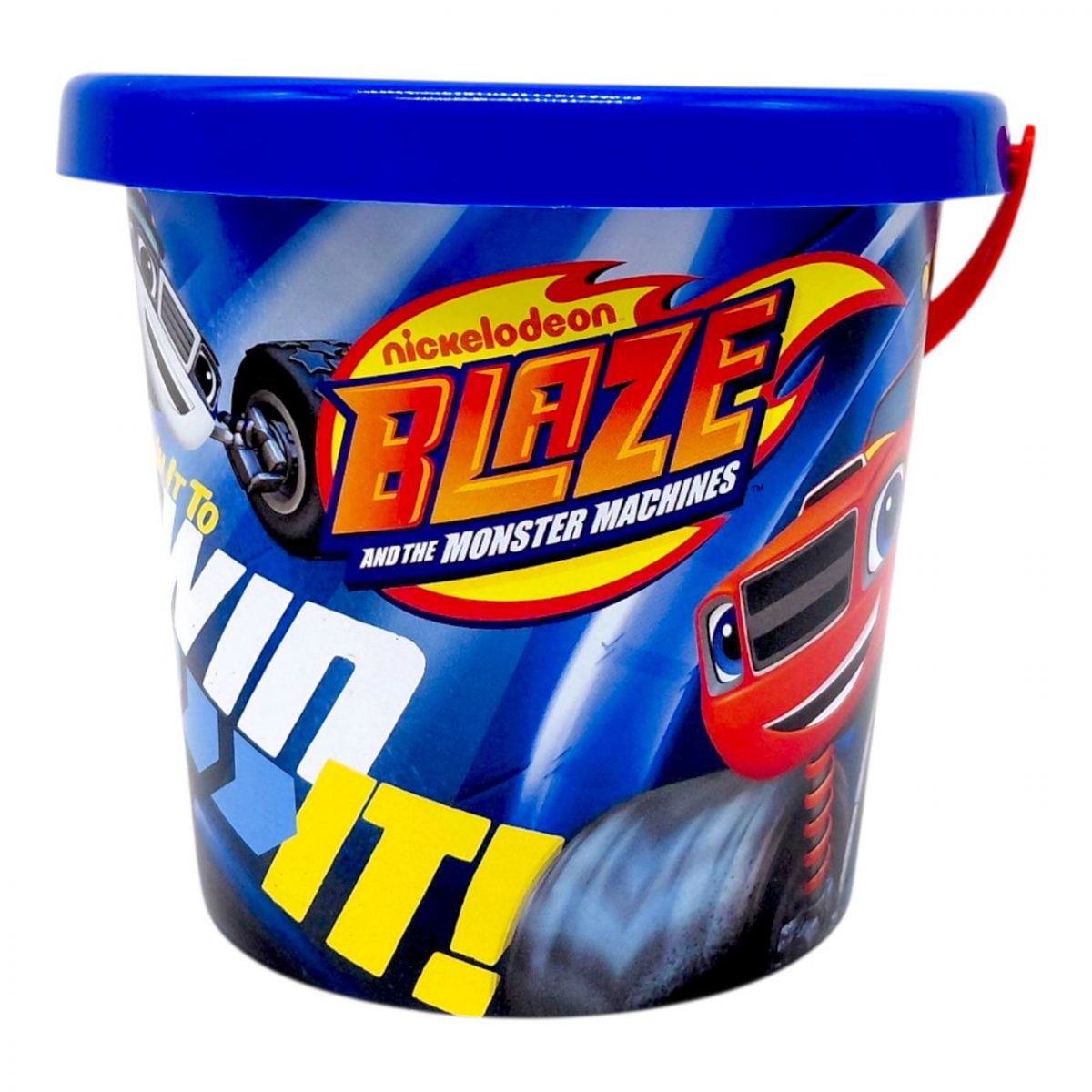 Ведро пластиковое "Вспыш" (1 л)  СИНІЙ  фото 1