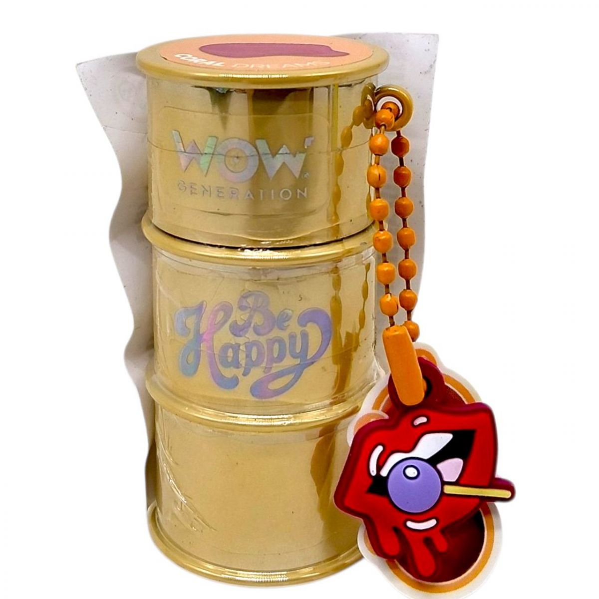 Пігмент косметичний 2в1 "Модний бочонок", золото  фото 1