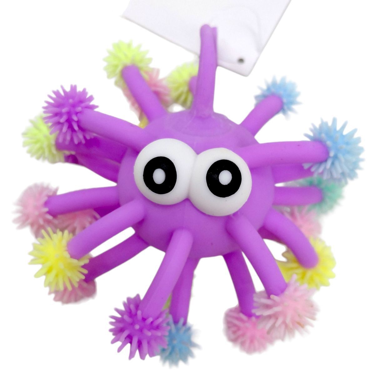 Іграшка-антистрес Лохматик-восьминіжка, з підсвічуванням (ФІОЛЕТОВА)  фото 1