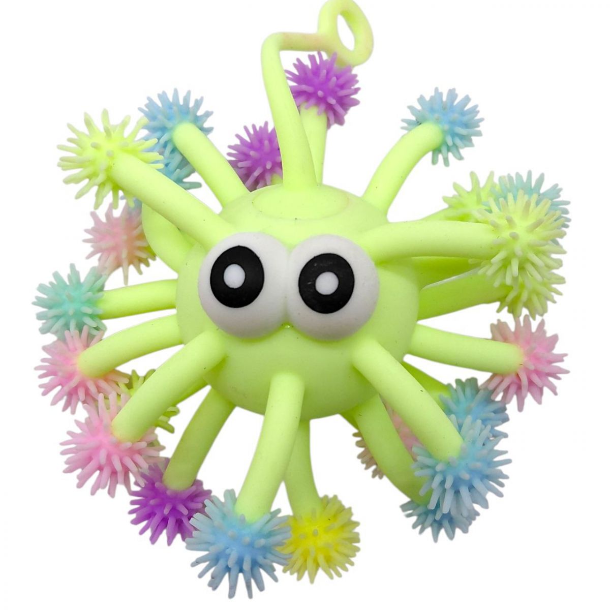 Іграшка-антистрес Лохматик-восьминіжка, з підсвічуванням (САЛАТОВА)  фото 1