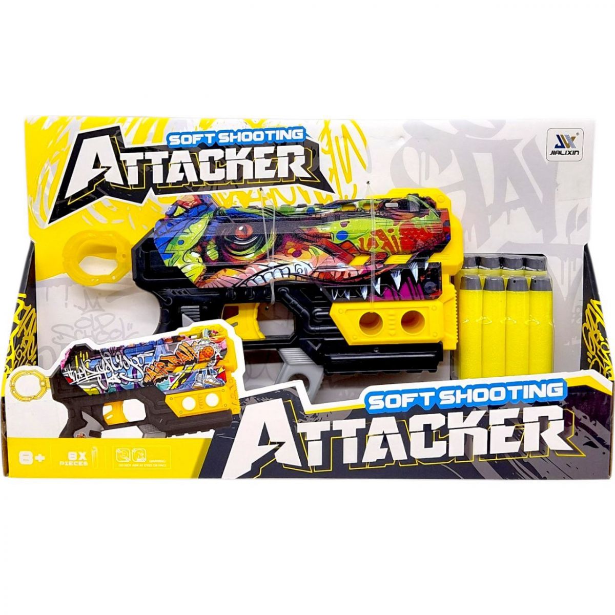 Іграшкова зброя Бластер ДІНО ЗЕЛЕНИЙ  фото 1