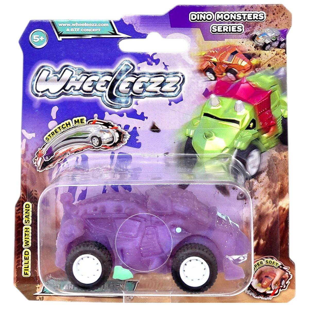Машинка-тягнучка серії Dino, Wheeleezz (Діно, Віліз) ФІОЛЕТОВИЙ  фото 1