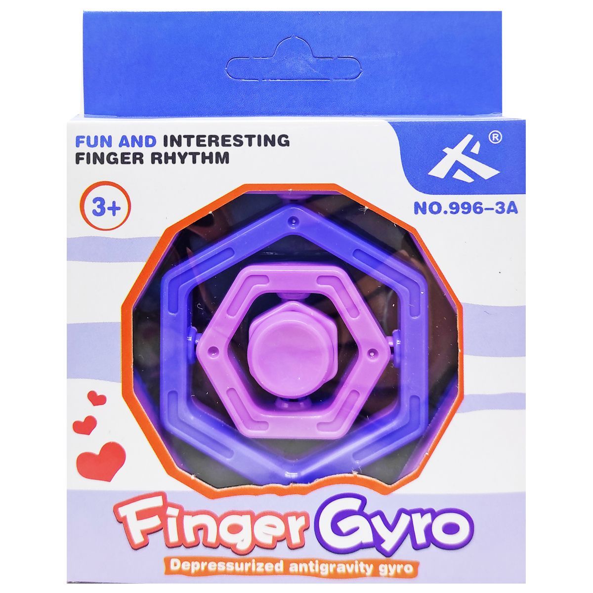 3D спінер-антистрес Finger Gyro ВИД 3  фото 1