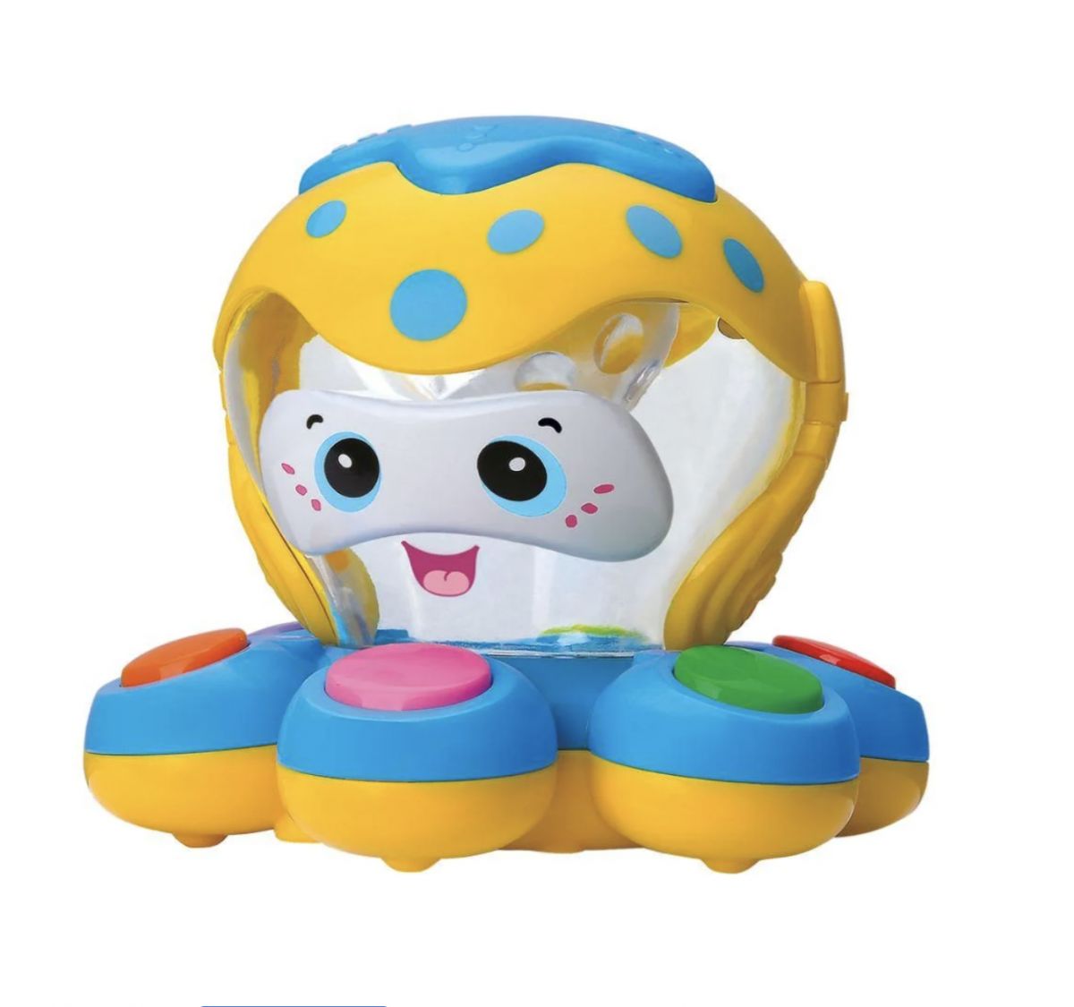 Іграшка Музичний восьминіг ЖОВТО-СИНІЙ  фото 1