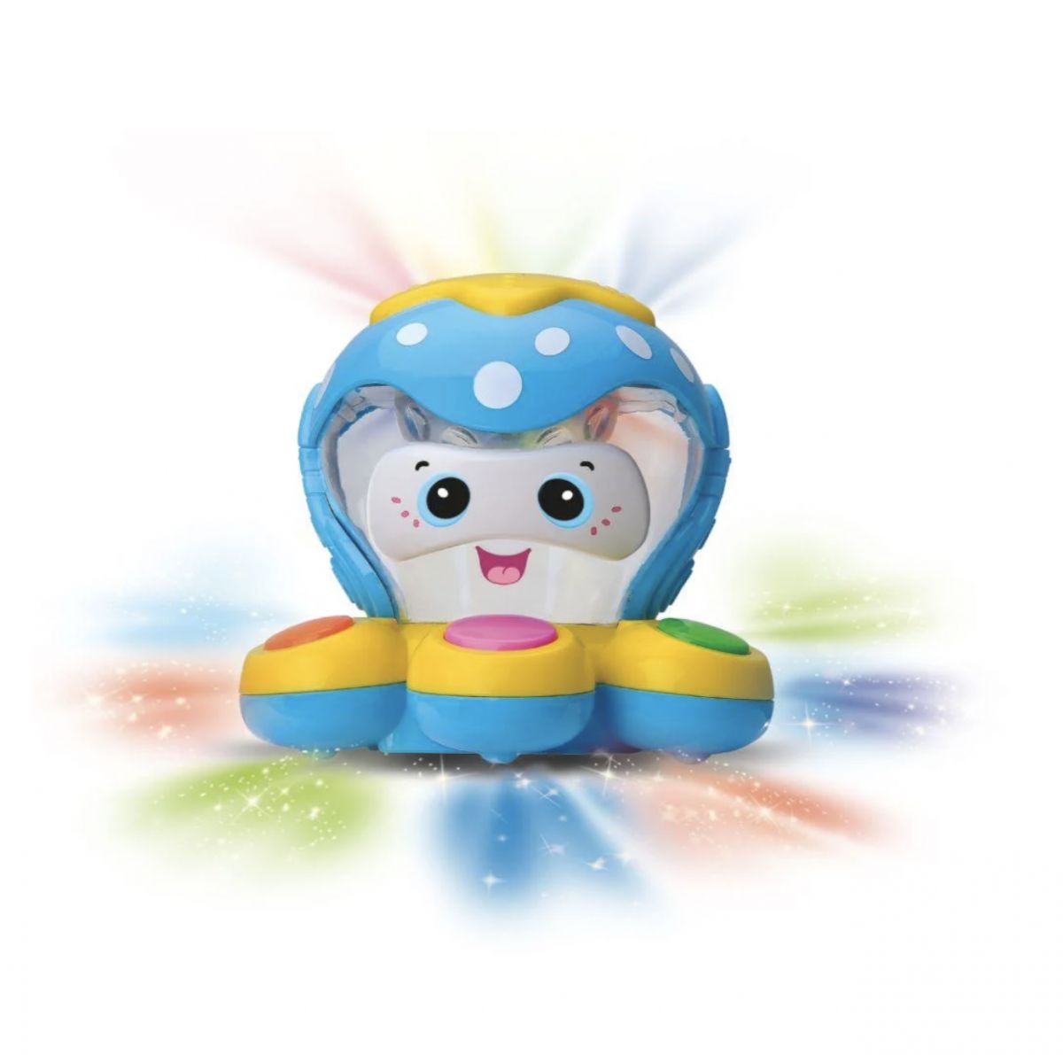 Іграшка Музичний восьминіг СИНЬО-ЖОВТИЙ  фото 1