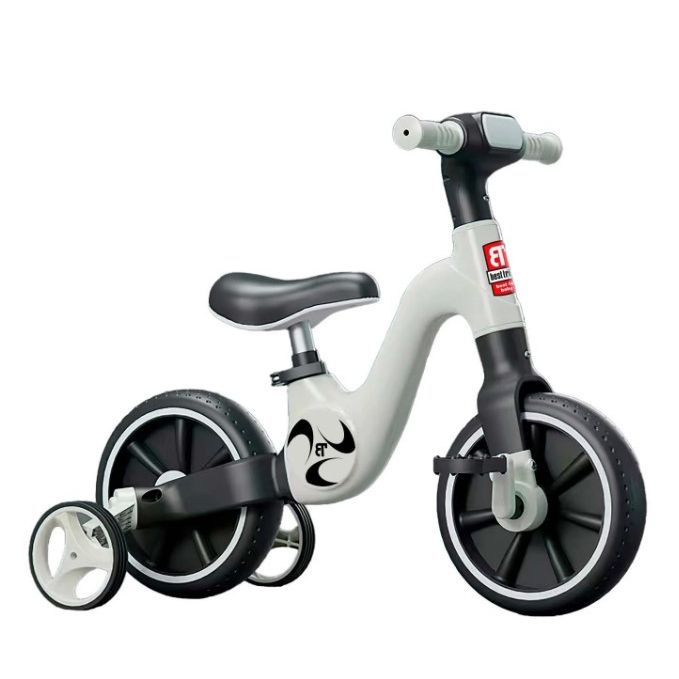 Велосипед-трансформер "Best Trike" колеса 10’’, українське озвучування, з’ємні педалі, з’ємні допоміжні бокові колеса, в коробці  фото 1