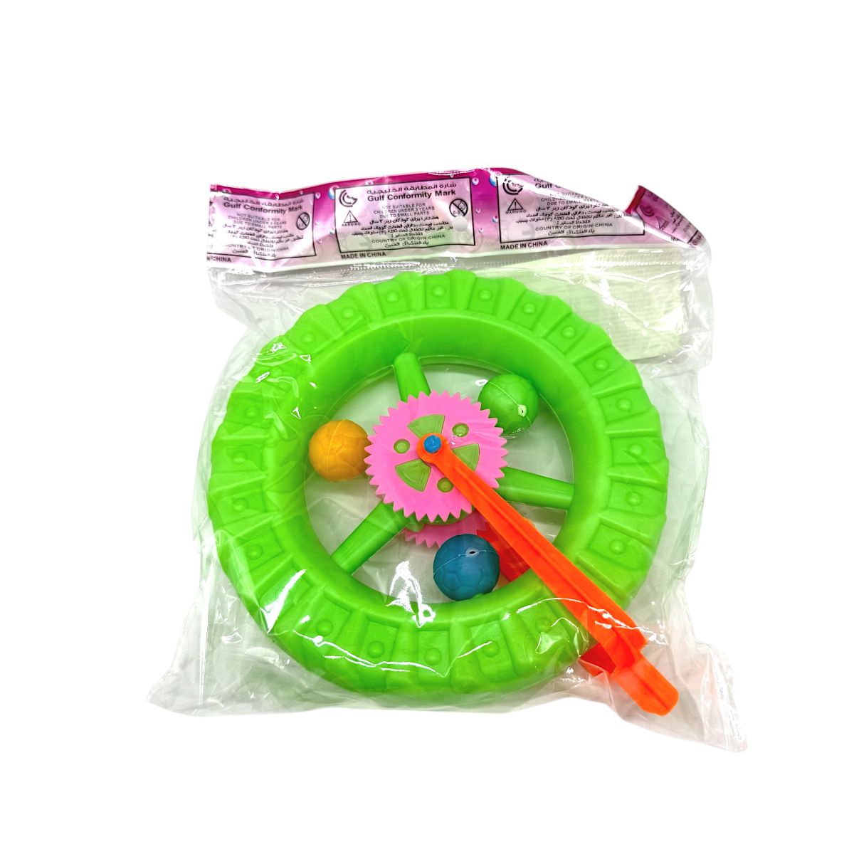 Каталка-колесо, в пакеті (ЗЕЛЕНА)  фото 1