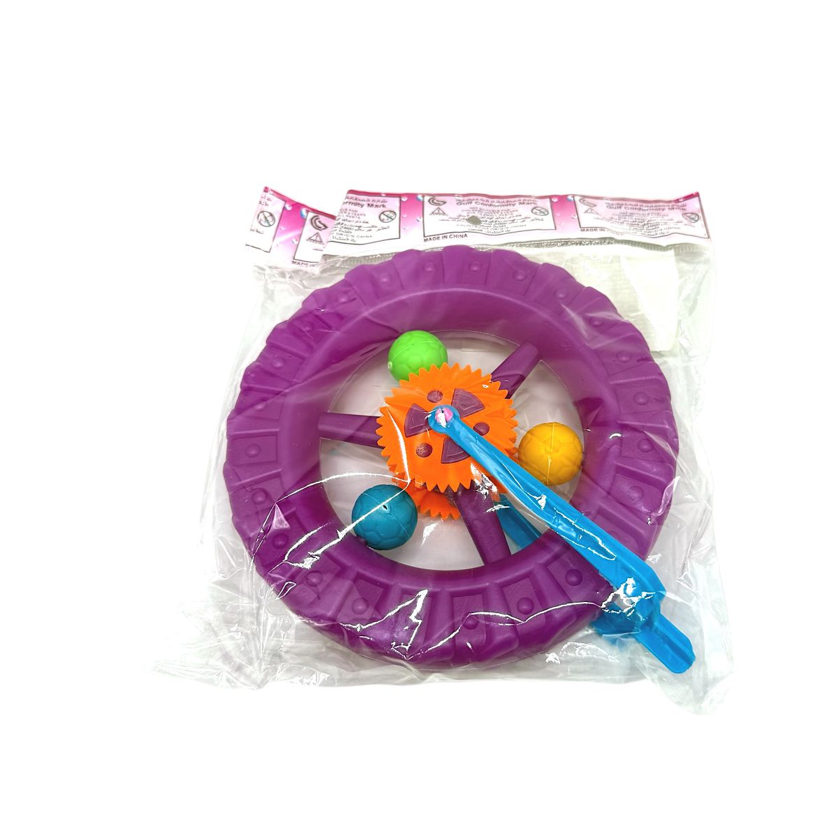 Каталка-колесо, в пакеті (ФІОЛЕТОВА)  фото 1