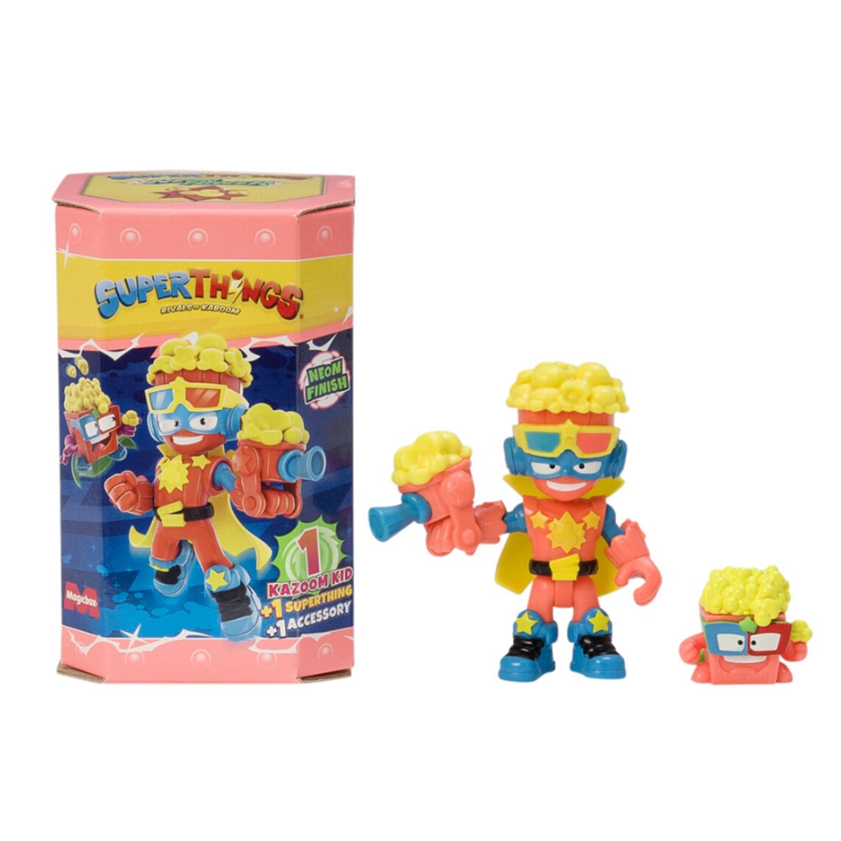 Ігровий набір "SUPERTHINGS серії Neon Power – КАЗУМ-КІД" (РОЖЕВИЙ)  фото 1