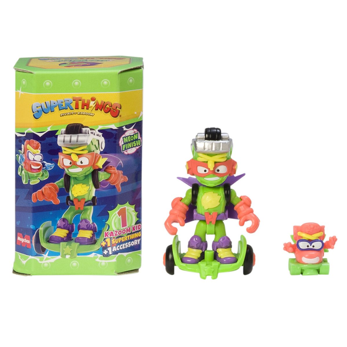 Ігровий набір "SUPERTHINGS серії Neon Power – КАЗУМ-КІД" (ЗЕЛЕНИЙ)  фото 1