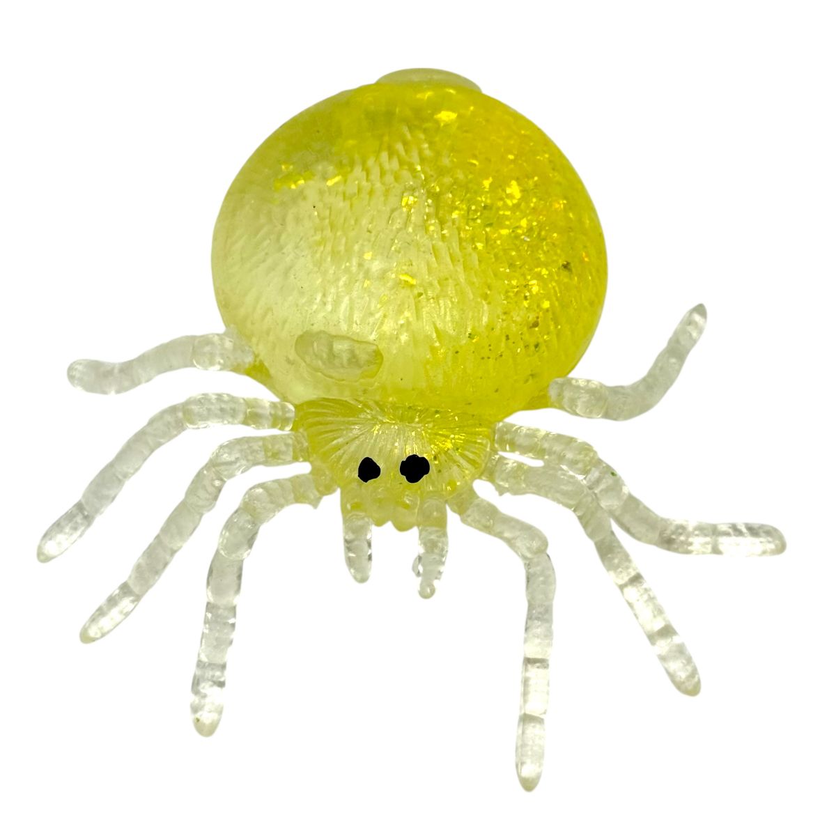 Антистрес жуйка-тягучка Павучок (ЖОВТИЙ) 10см  фото 1