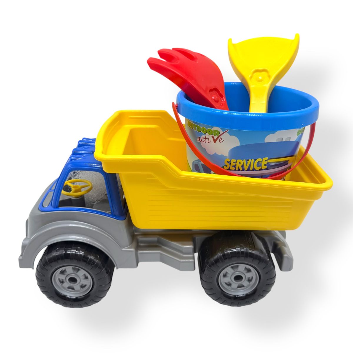 Авто самоскид з набором до піску 3 ел. , Tigres  фото 1