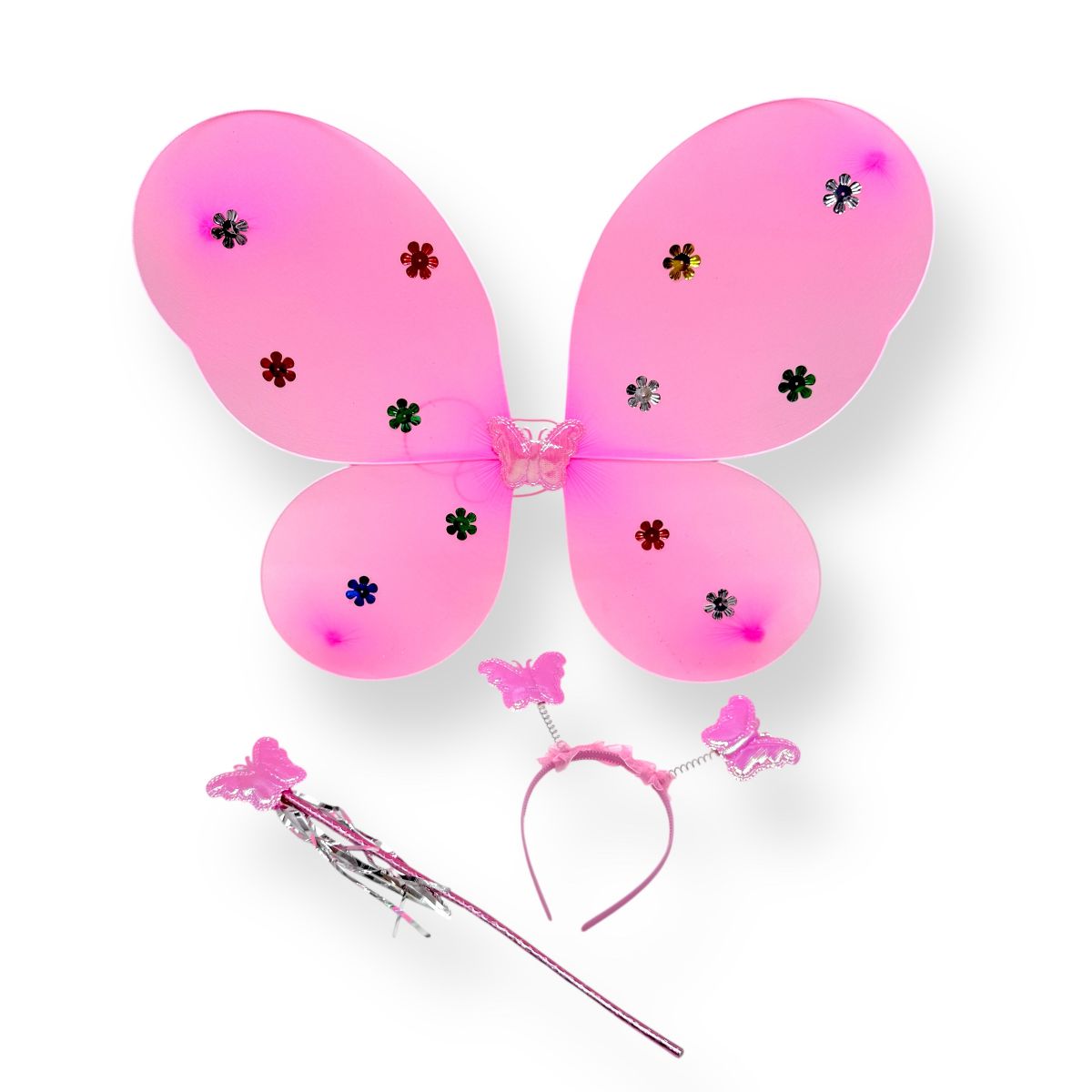 Крила метелика з обручем (РОЖЕВІ)  фото 1