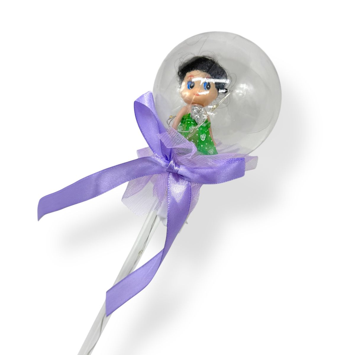 Паличка, що світиться з лялькою (фіолетова)  фото 1