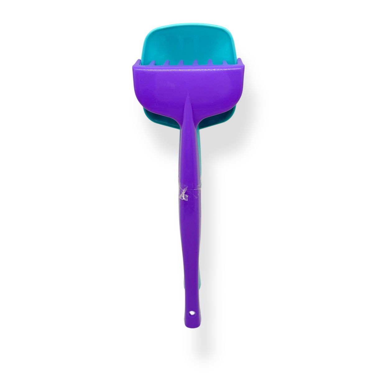 Пісочний набір "Лопатка та граблі" бузковий  фото 1